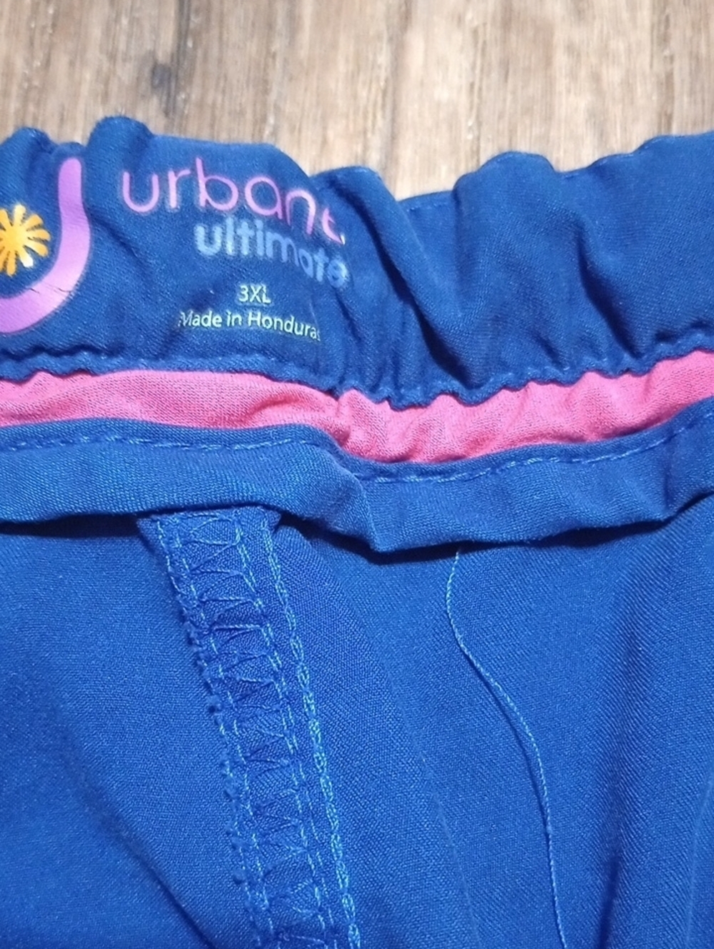 Urban Outfitters Royal Blue Pull-On Scrub Pants Vintage Size 3X - Picture 2 of 4